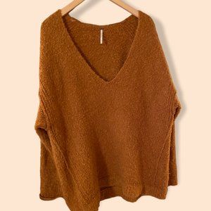 Free People**Oversized Sweater**Burnt Orange**Large